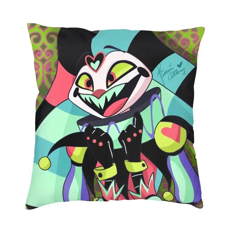 Fizzaroli Helluva Boss Animated Horror Musical Throw Pillow Case Home Decorative 3D Double Side Printing Cushion Cover for Sofa