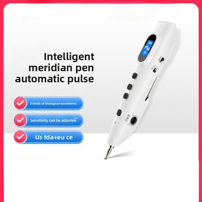 

Ручка Меридиан Электронная ручка для акупунктуры Красота Салон красоты Лицо Меридиан Энергетический меридиан Акупунктурная массажная ручка