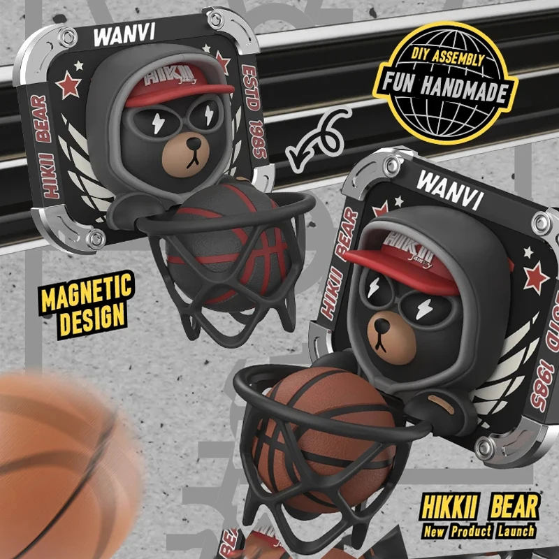 Slam dunk bear basketball car air freshener vent perfume Clip auto fragrance aromatherapy diffuser acesssories decoration men