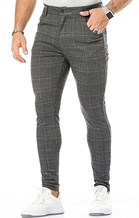 Pantalones de lápiz personalizados para hombre, pantalones de traje de alta calidad, pantalones casuales de negocios clásicos, MA2