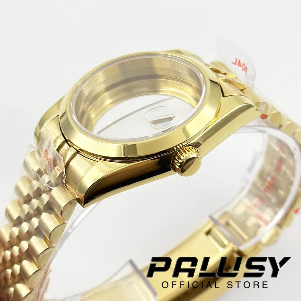 ゴールドブレスレット,サファイアクリスタル,nh34,nh35,nh36,nh38,nh70,nh72,eta2824ムーブメント,36mm, 40mm