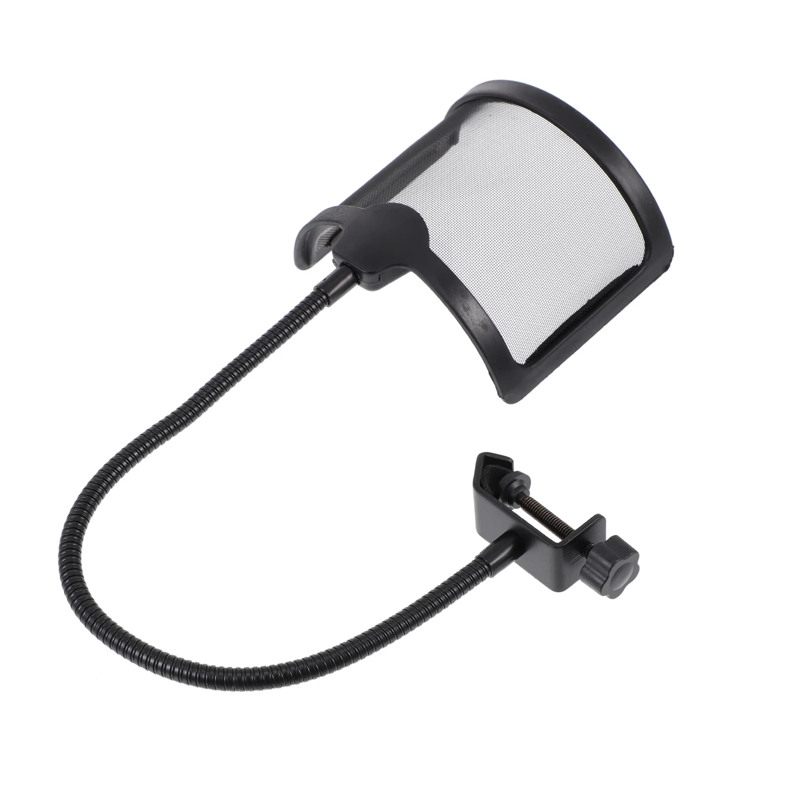 

1Pcs Microphone Wind Screen Filter Black Professional Mic Shield for Recording Preventing Popping Hissing Mic Filter Mesh
