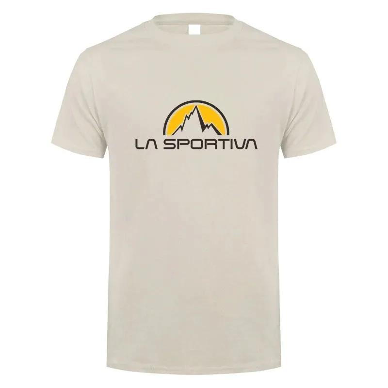 2024 La Sportiva, роскошная брендовая хлопковая футболка с графическим рисунком, унисекс, для мужчин и женщин, летние модные повседневные винтажные брендовые футболки с короткими рукавами в стиле ретро