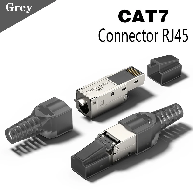 Ventie RJ45 Cat8 Cat7 Cat6A-connectoren Gereedschapsvrije herbruikbare Ethernet-afsluitingspluggen, internetstekker, snelle veldinstallatie