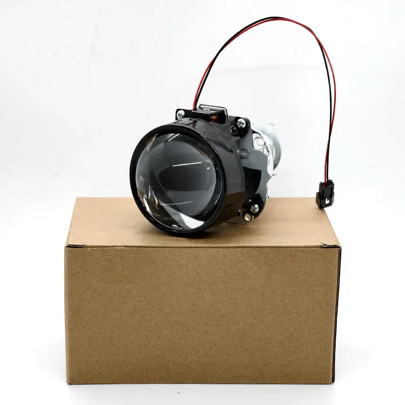 2.5 بوصة التحديثية FitFor H1 زينون لمبة H4 H7 دراجة نارية سيارة العلوي العالمي ميني ثنائية زينون HID العارض عدسة المصباح الأمامي #6