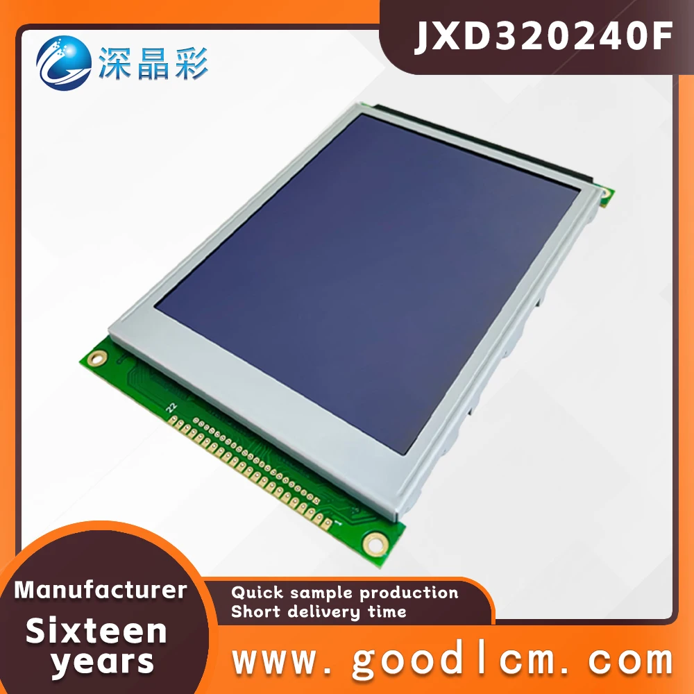 STN Negativo Dot Matrix Tela com fonte chinesa Biblioteca, 320240 Display LCD, 5,7 polegadas, JXD320240F, RA8806 3.3V 5.0V