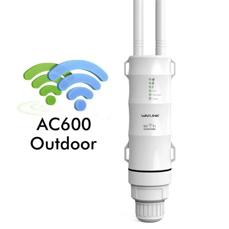 New! AC300/600/1200/AX1800/3000 Wireless Outdoor Router High Power Long Range AP/Repeater With 2x7/8 dBi Directional Antennas