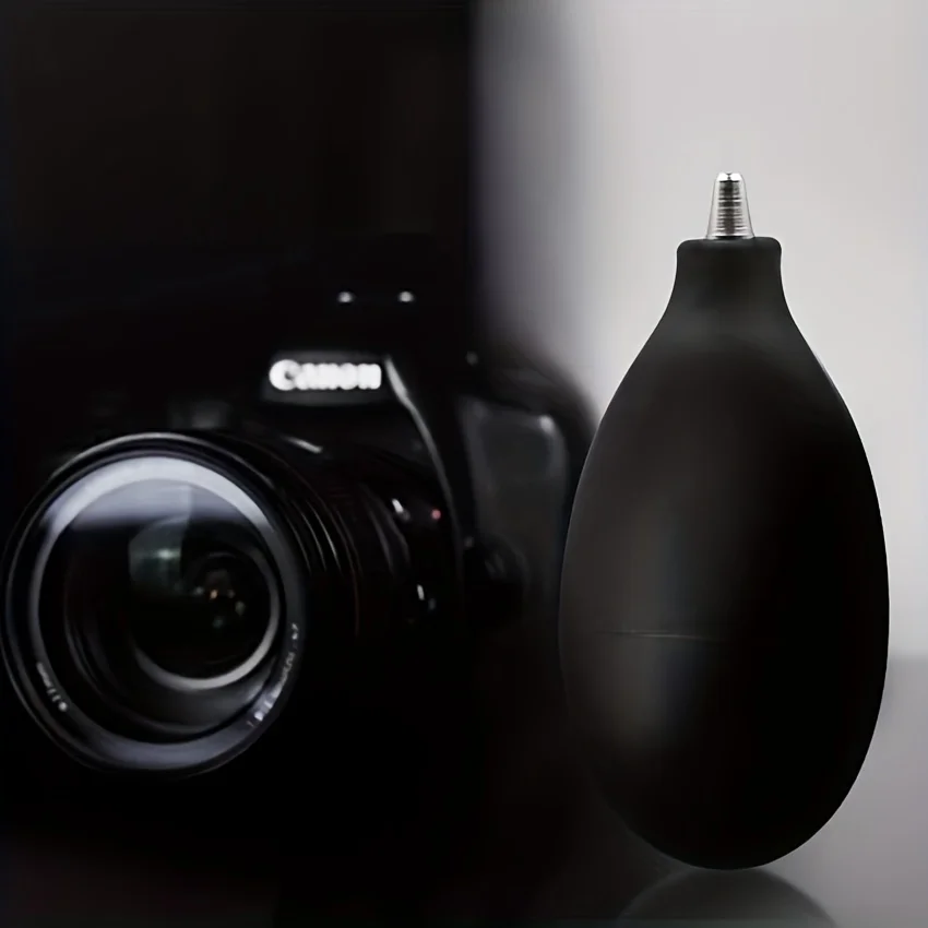 قطعة واحدة من منفاخ غبار الهواء الصغير، منظف مضخة يدوية لعدسة الكاميرا ولوحة المفاتيح والهاتف والكمبيوتر اللوحي مع فوهة معدنية