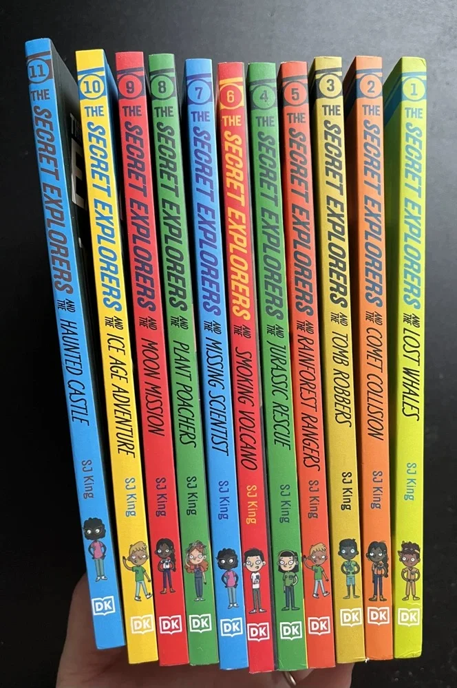 11권의 책 비밀 탐험가 영어 그림책 어린이를 위한 모험 소설 6-10세