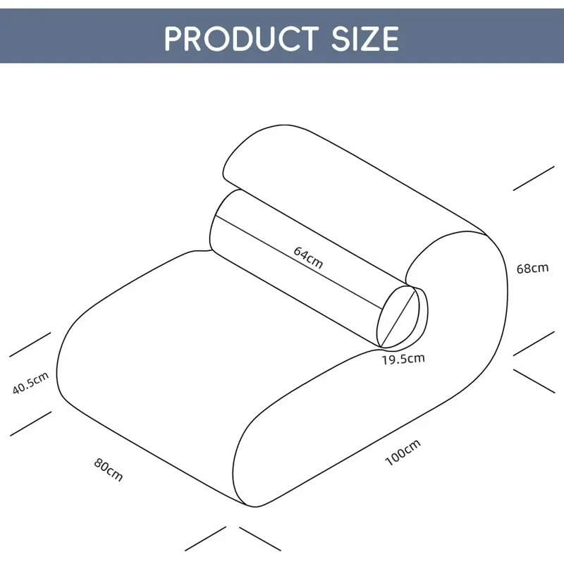 for Giant Bean Bag Chair with 3 Pad Seat for Adults and Teenagers Lazy Floor Sofa Comfortable Living Room Recliner