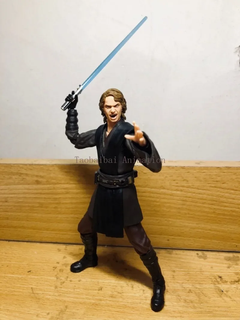 مجموعة شخصيات حركة النجوم Bandai Star Wars ، S.H.Figuarts الأصلي ، Anakin Skywalker ، Anakin EP3 ، متوفر في المخزون ، هدية #4