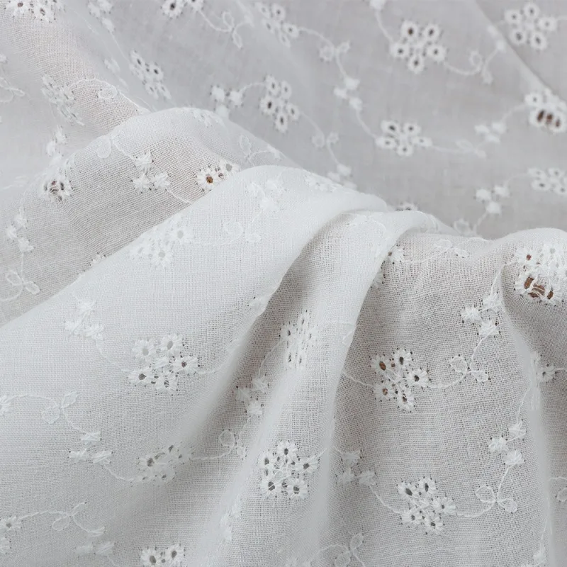 

High Quality All Cotton Embroidered Hollow Embroidery Cotton DIY Handmade Clothing Cheongsam Children's Clothing Accessories