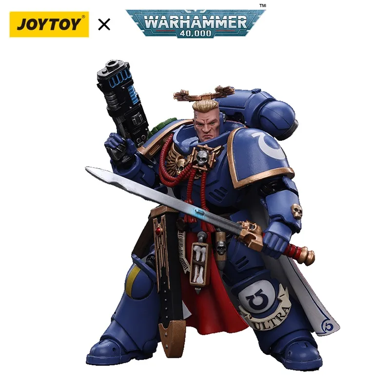 [IN STOCK] JOYTOY Warhammer 40K Action Figure 1/18 Primaris Captain with Power Sword and Plasma Pistol Anime Military Model Toys