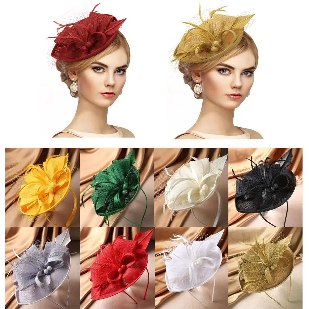 

Элегантные 3D-цветочные фасцинаторы: шляпки с крупными цветами для торжественных мероприятий и чаепитий, повязки на голову с объемными цветами 3D