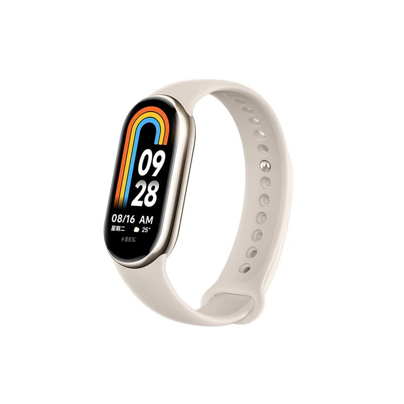 Xiaomi-pulsera inteligente Mi Band 8, dispositivo con Pantalla AMOLED, Bluetooth 5,1, Monitor de oxígeno en sangre y sueño, más de 150 modos