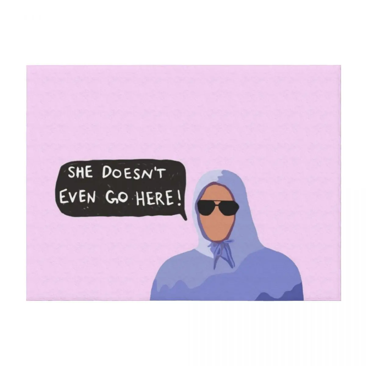 

She Doesn't Even Go Here! Throw Blanket Blankets Sofas Of Decoration Luxury Picnic Blankets For Bed Blankets