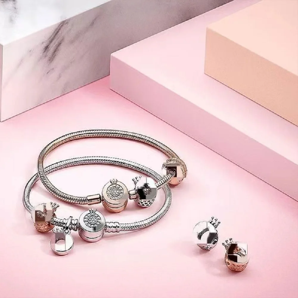 925 pure silver Disney anniversary Mickey Mouse Jumping Tiger Captain America charm beads birthday surprise gift for women party view 4