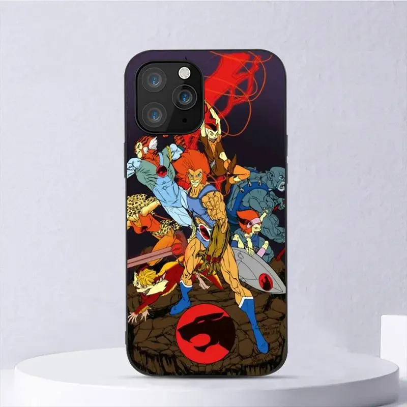 Cartoon ThunderCats Phone Case For iPhone 11 12 Mini 13 14 Pro XS Max X 8 7 6s Plus 5 SE XR Shell