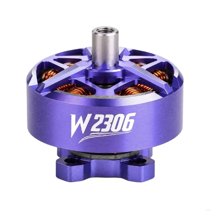  Open-Section Brushless Motor for FPV Aircraft Builds, Featuring Precisions-Machined Metal Housing and Single-Motor Pack
