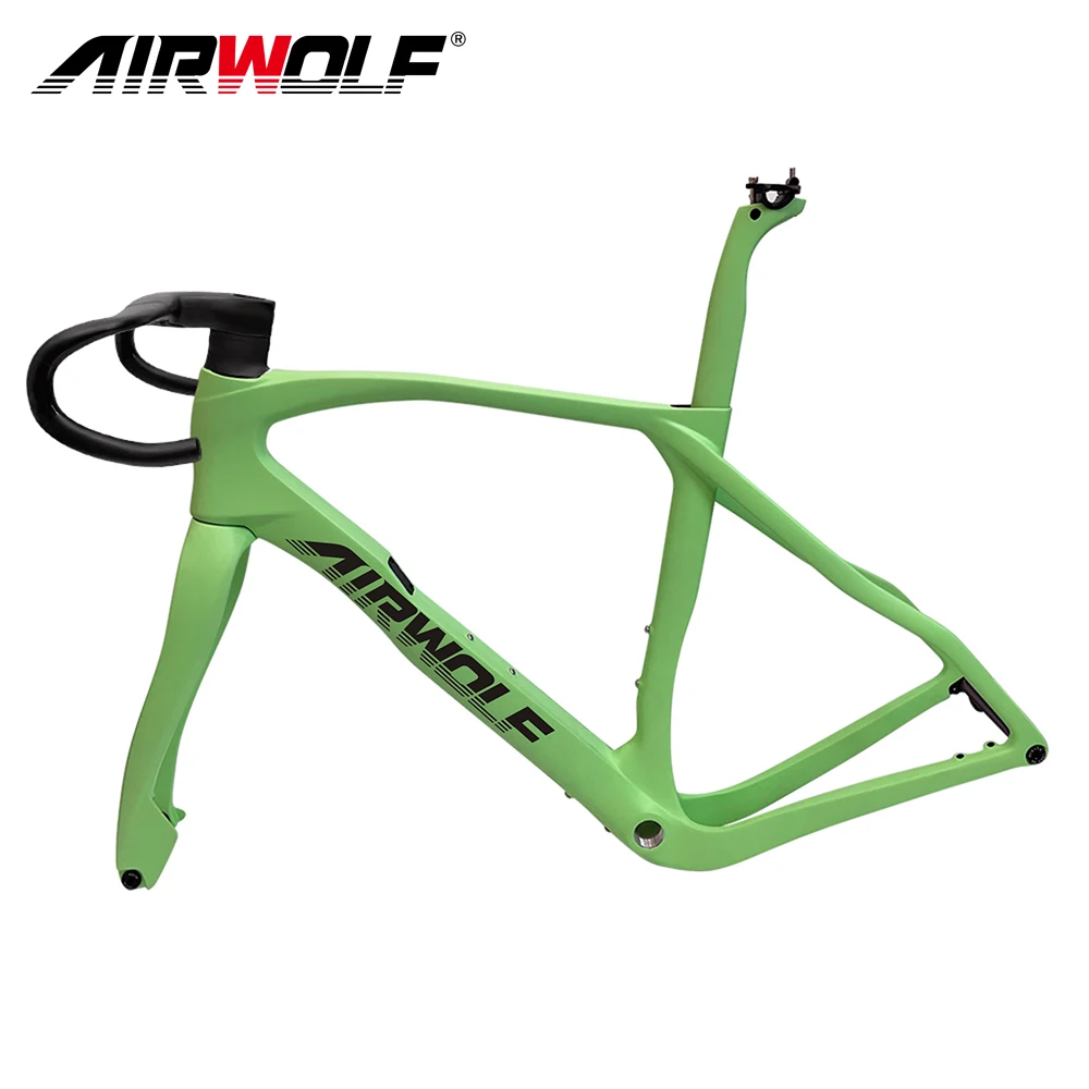 2024 New Carbon Gravel Frame Disc Brake 700*45C Road Bike Carbon Frames Bicycle Frameset Cyclocross Bike