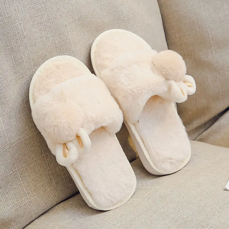 

Premium Kids Girls Furry Indoor Slippers Warm Cotton Winter Autumn Slippers All Season Kids Slipper for Home