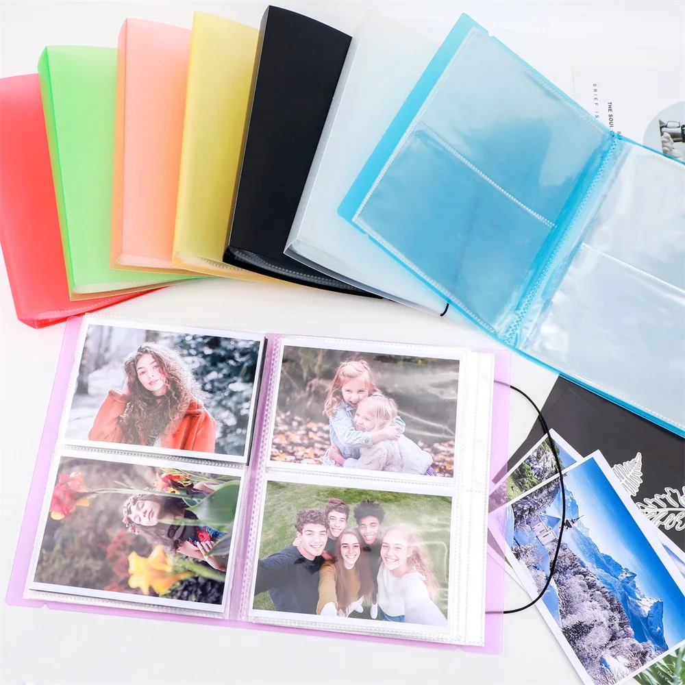 8.1x11inch Large Photo Storage Album Plastic Envelopes Pockets for DIY Crafts Stamp& Cutting Dies Storage Book Organizer Folder