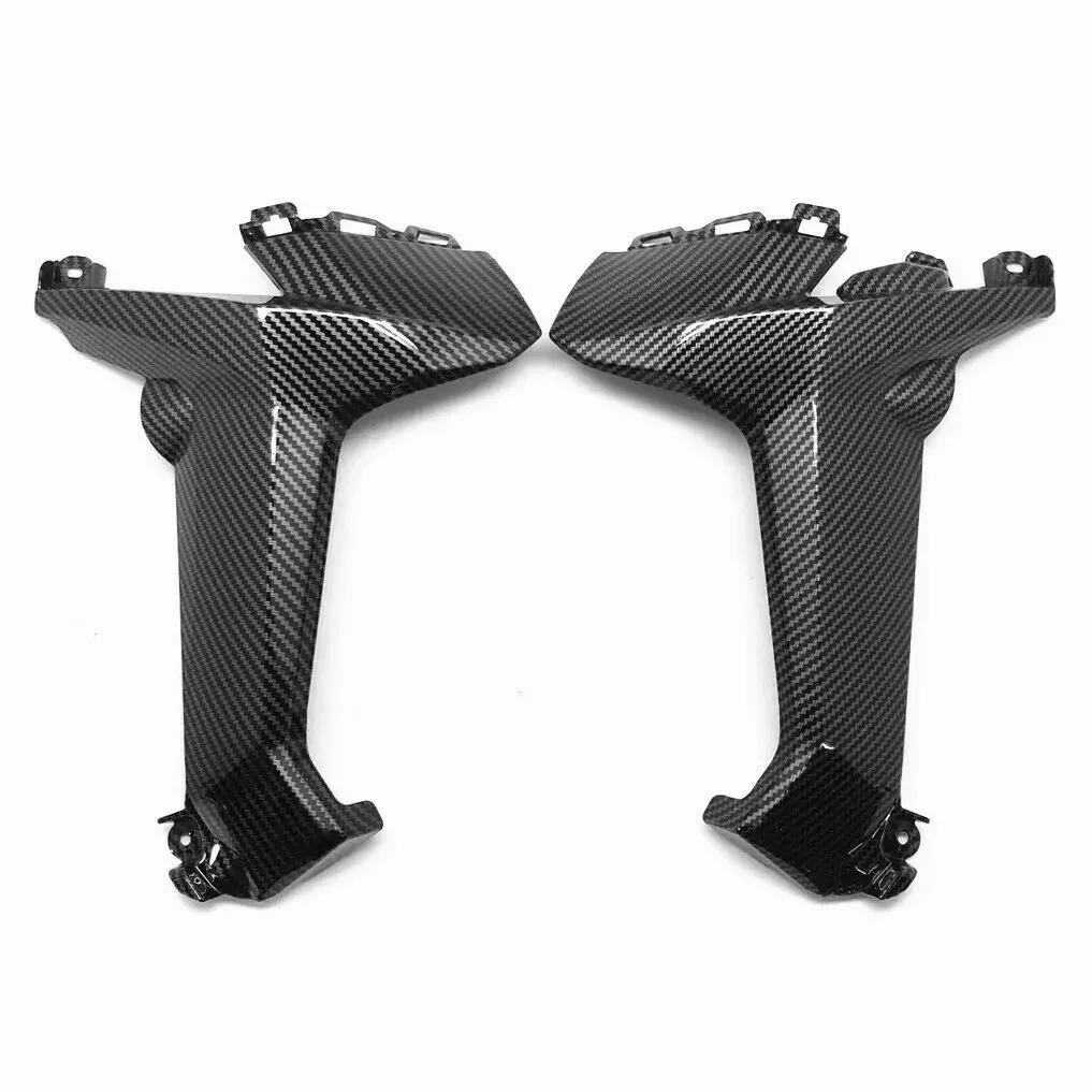 Hydro Dipped Carbon Fiber Finish Front Side Engine Shroud Trim Cover Fairing For Honda CBR1000RR CBR 1000 RR 2017-2021