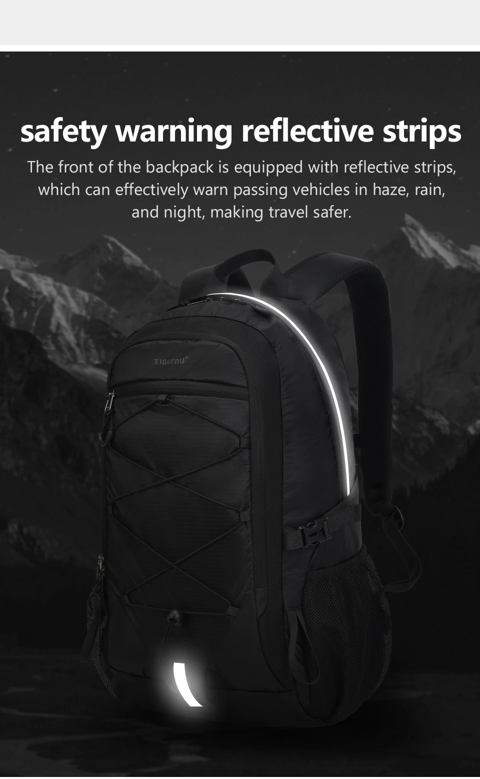 Tigernu Kletterrucksäcke für Herren, Outdoor-Tasche, wasserdichter Reiserucksack für Damen, leichter Sport-Rucksack für Herren, Wandertasche, Rucksack – Detail 15