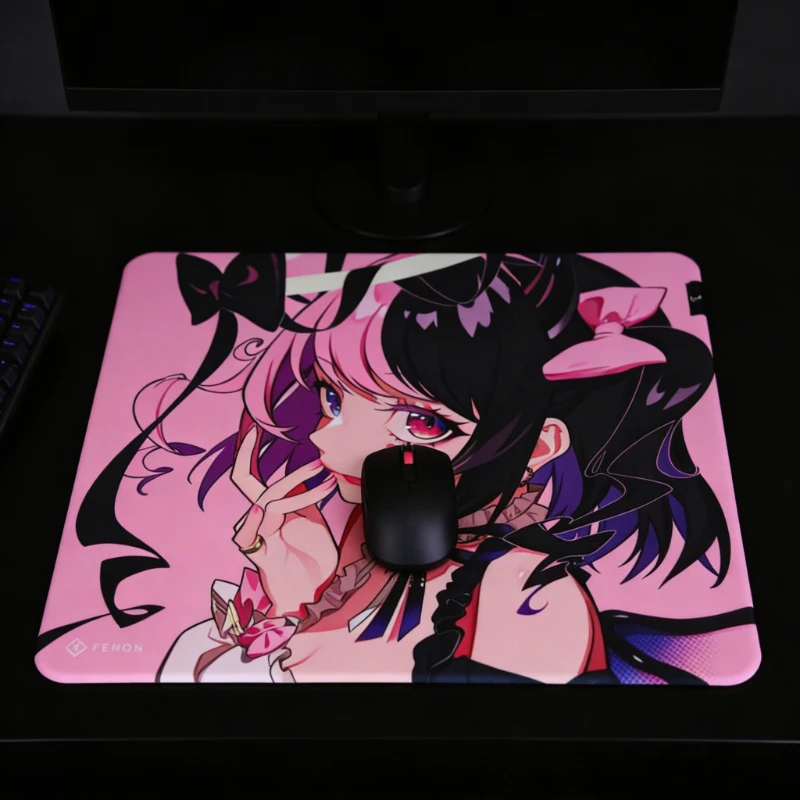 REJEC LAM Glass Mouse Pads Customized Anime Personalised E-Sports Gaming Mats Ergonomics Desk Pad PC FPS Gaming Mouse Pad Gift