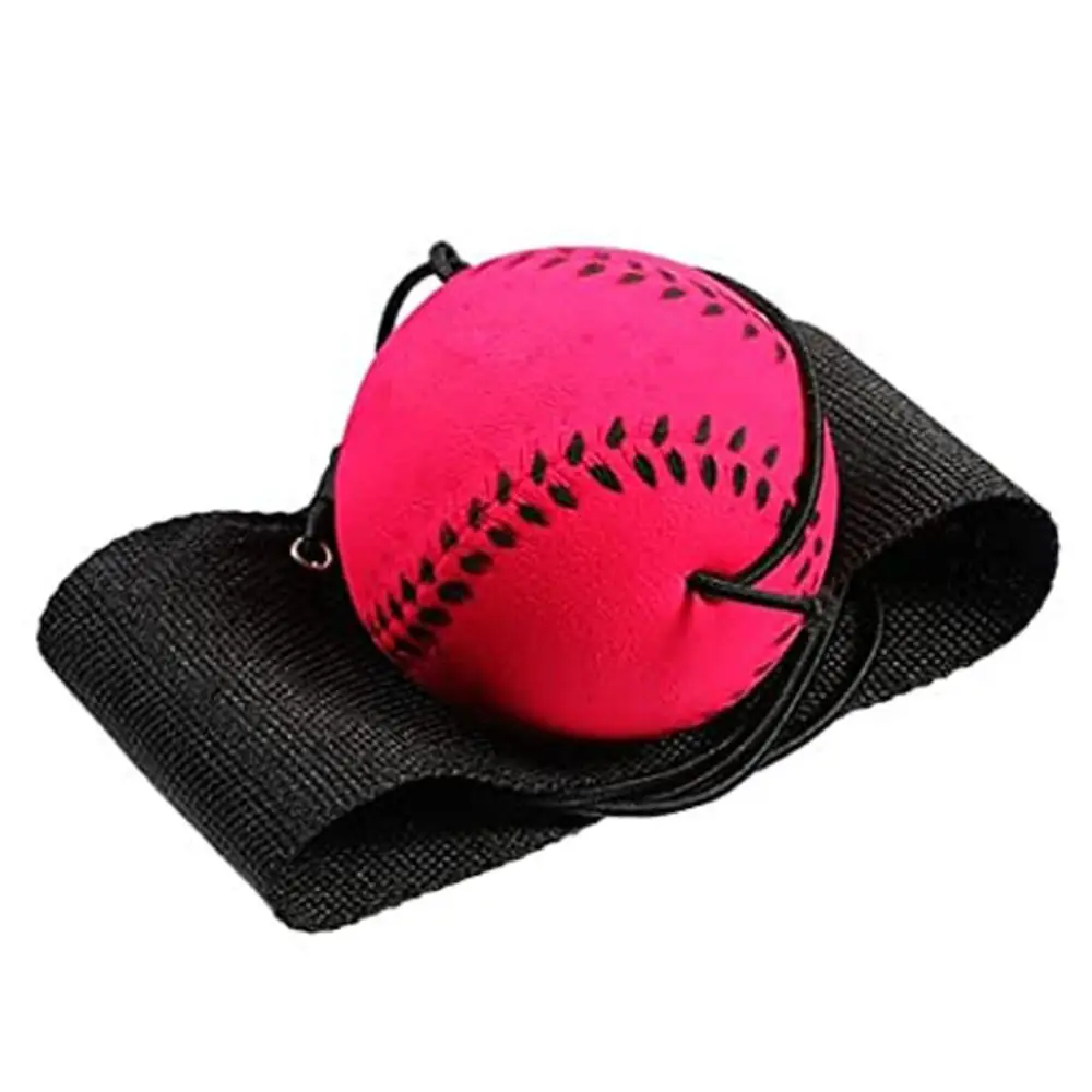 Elastic Return Sponge Ball Game Exercises Rubber Hand Ball Nylon String Finger Band Ball Outdoor