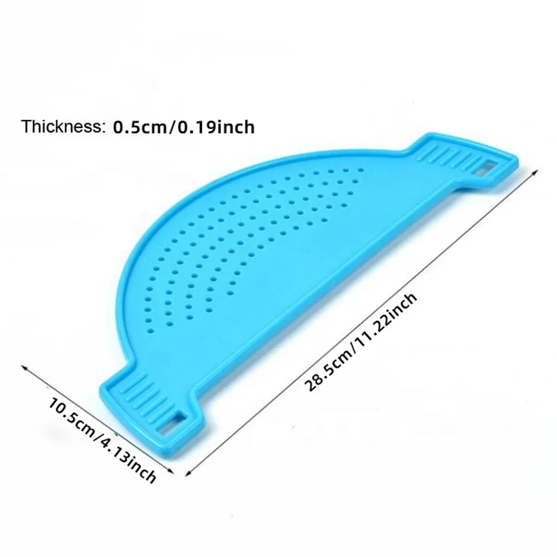 Kitchen Colander Strainer Pan Pot Strainer Plastic Pasta Spaghetti Practical Draining Tool Home Pot Funnel Strainer Pan Drainer