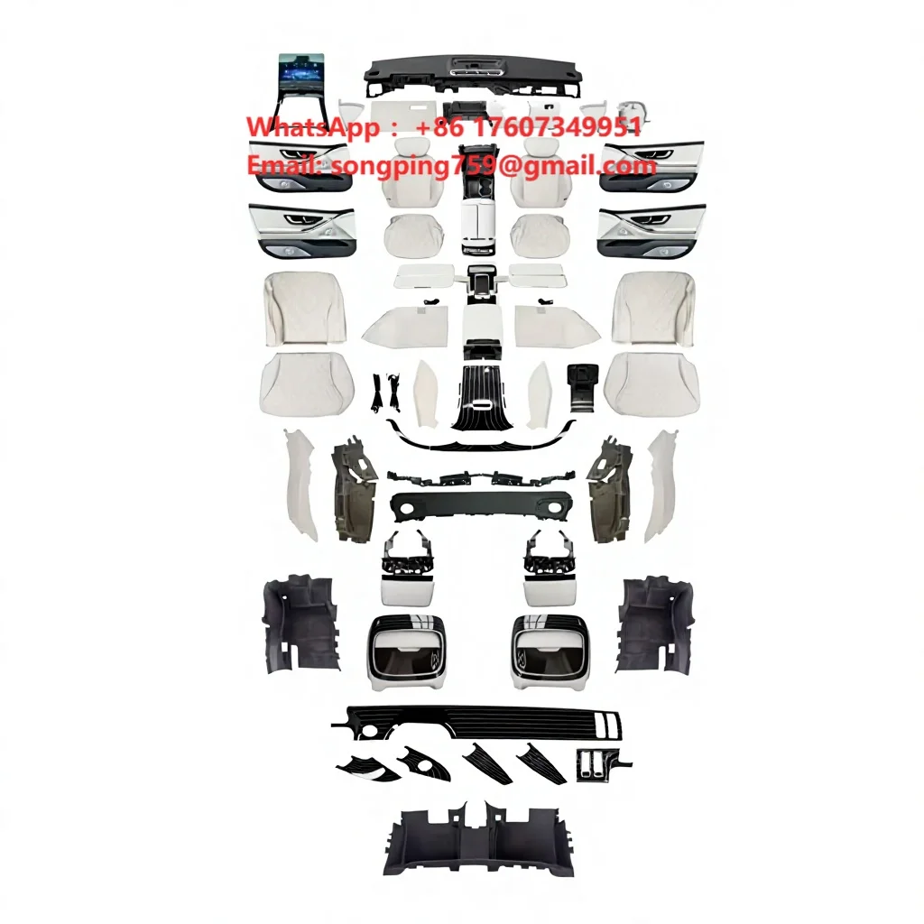 MIDDLE for Maybach Style Luxury Interior W221 Interior Upgrade for Mercedes S Class to W223