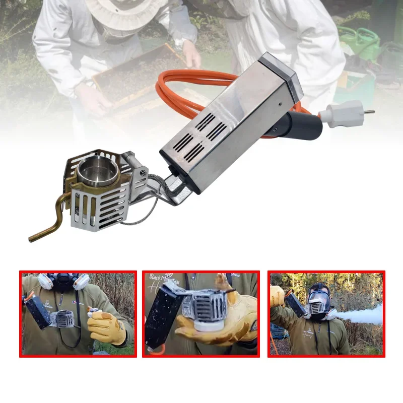 Beekeeping Oxalic Acid Sublimator Beehive Varroa Mite Treatment 110V & 220V Oxalic Acid Vaporizer Bee Evaporator Beehive Tools