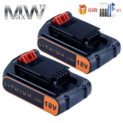 3000/4000mAh 18V/20V akumulator litowo-jonowy do Black & Decker LB20 LBX20 LBXR20 LBX4020 BL2018 wymienna bateria