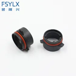 FSYLX 2pcs Car D2 HID Xenon headlight bulb Adapter Socket For BMW E39 3 Series HID Xenon lamp D2 D2S D2R Holder Replacement