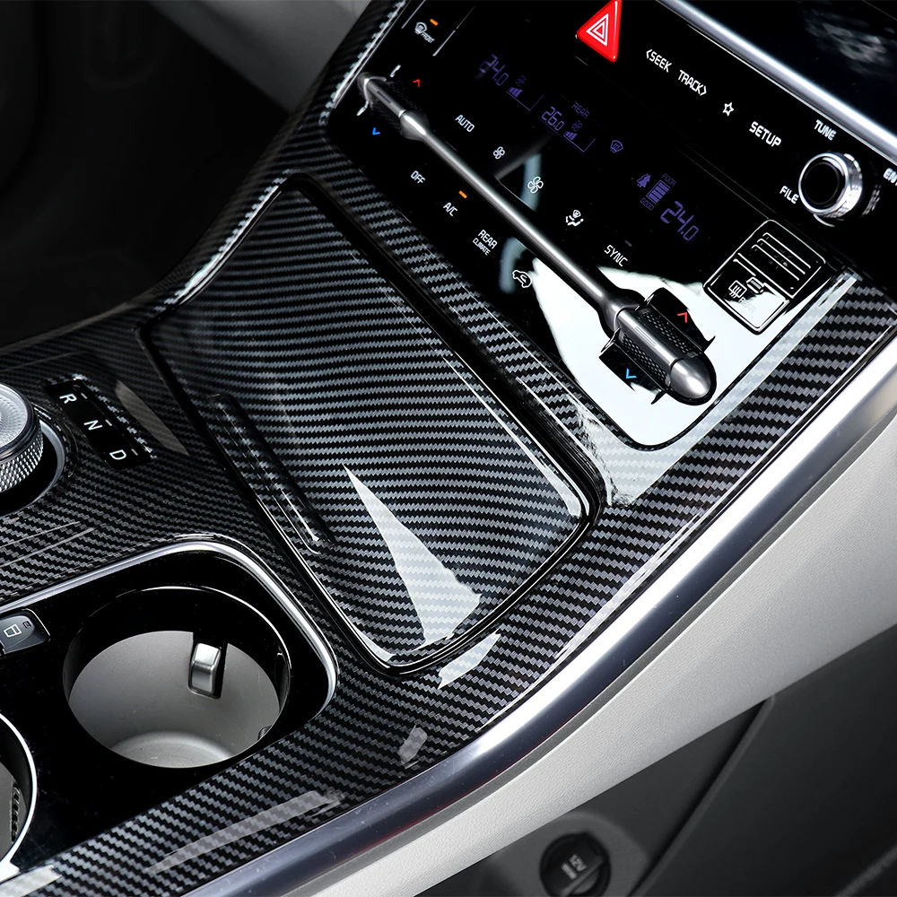 

Комплект из 3 накладок на центральную консоль автомобиля, защитная рамка для центральной консоли, накладка на рычаг переключения передач, материал АБС, для KIA Carnival 2022-2024, леворульный