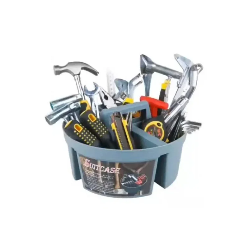 Portable Plastic Toolbox Hand Tool Storage Carry Bags Portable Multifunction Metal Toolbox Organizer Outdoor Portable Box