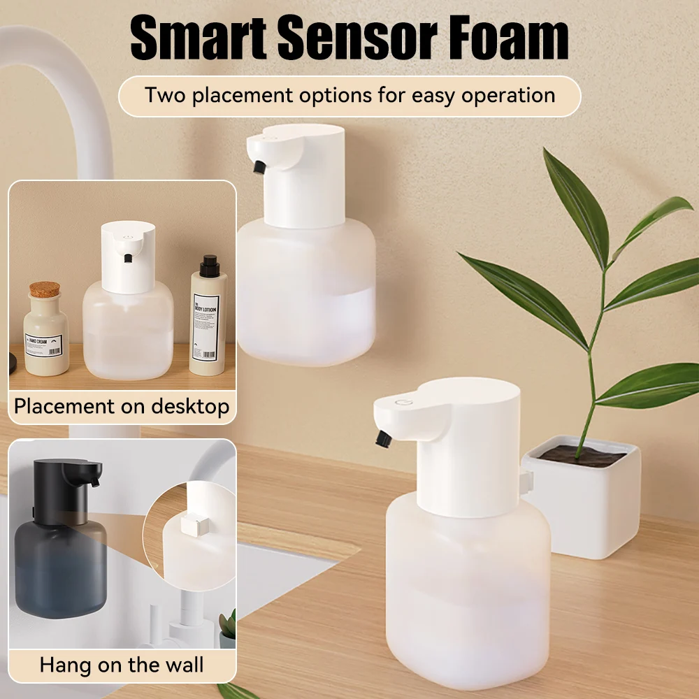 

Foaming Soap Dispenser USB Automatic Inductive Soap Dispenser Washing Smart Hand Hand Sanitizer Bottle Alcohol Spray Dispenser