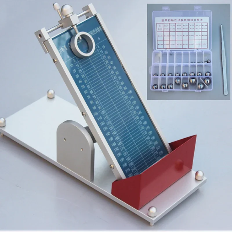 Tape Initial Adhesion Tester Pressure Sensitive Adhesive Initial Adhesion Tester Initial Adhesion Ball Tester New Steel Ball