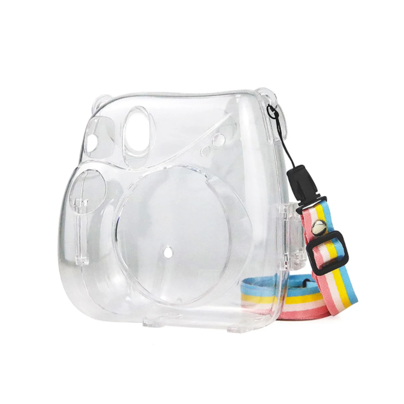 7s Protective Clear Case for Fujifilm Instax Mini 7+ Plus 7s Instant Film Camera Crystal Hard PVC Case Cover Bag