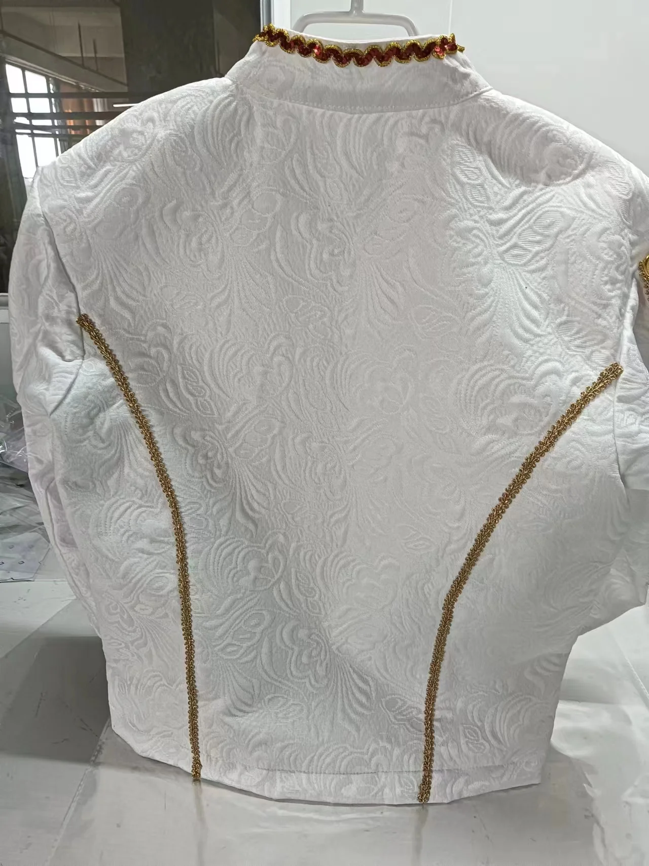 Professional Custom Size Paquita Competition Performance Wear White Boys Men Ballet Dance Costumes