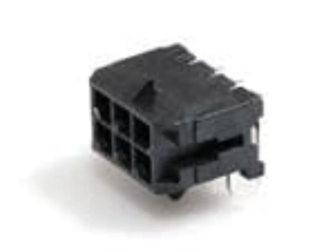 (5-20pcs) 0430450602 MOLEX Micro-Fit 3.0 Right-Angle Header 3.00mm Pitch Dual Row 6 Circuits Snap-in Plastic Peg PCB 430450602