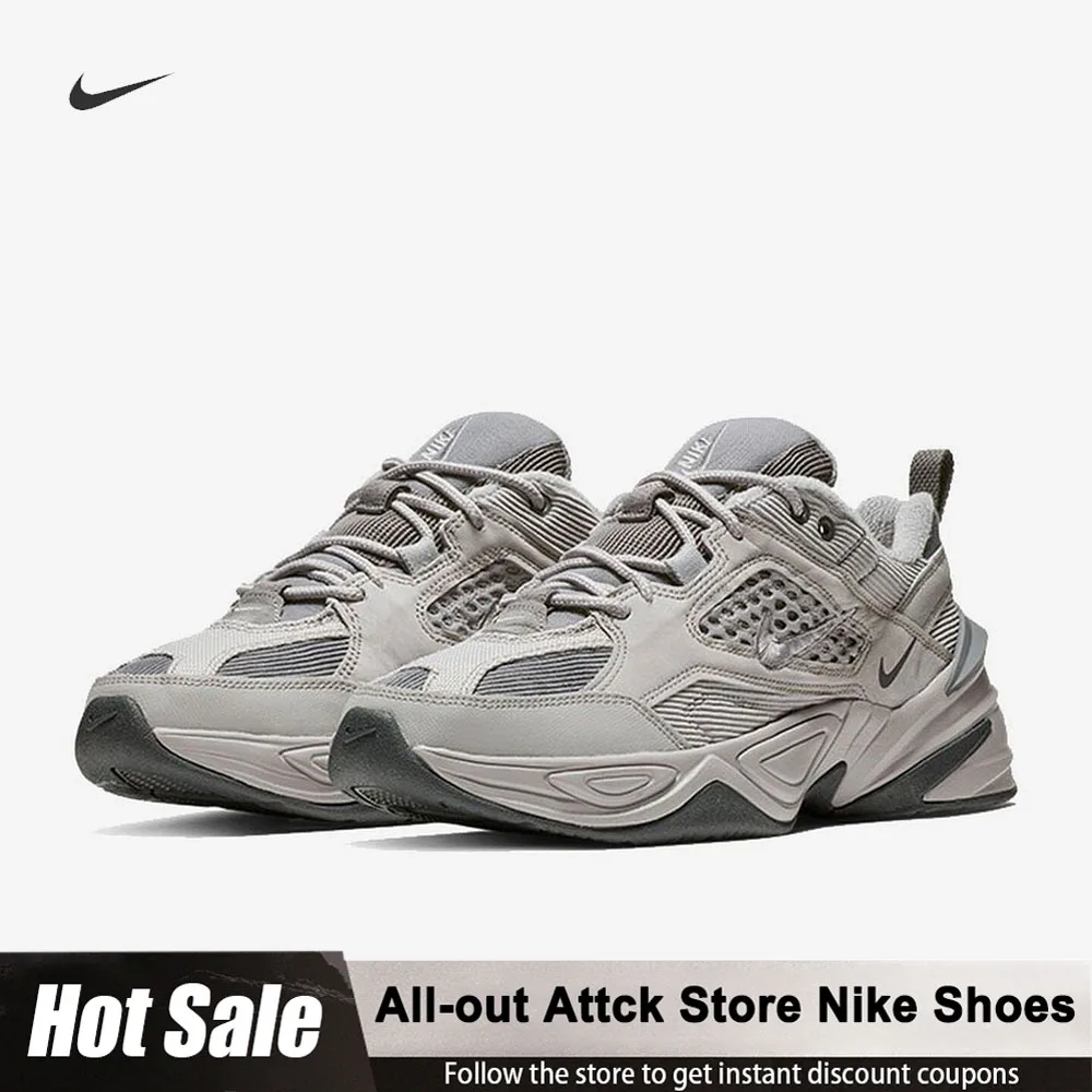 

Мужские низкие кроссовки Nike M2K Tekno SP дымчато-серого цвета, повседневная спортивная обувь, универсальные нескользящие прочные кроссовки BV0074-001