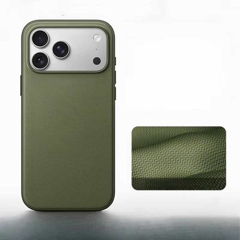 Luxuriöse TechWoven Magnetische Adsorptions-Handyhülle für iPhone 17 16 15 14 13 18 Pro Max TechWoven für Magsafe Kabelloses Laden