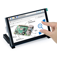 Freenove 5 / 7 Inch Touchscreen Monitor for Raspberry Pi 5 4 B 3 B+ A+, 800x480 Pixel IPS TN Display, Driver-Free MIPI DSI Port