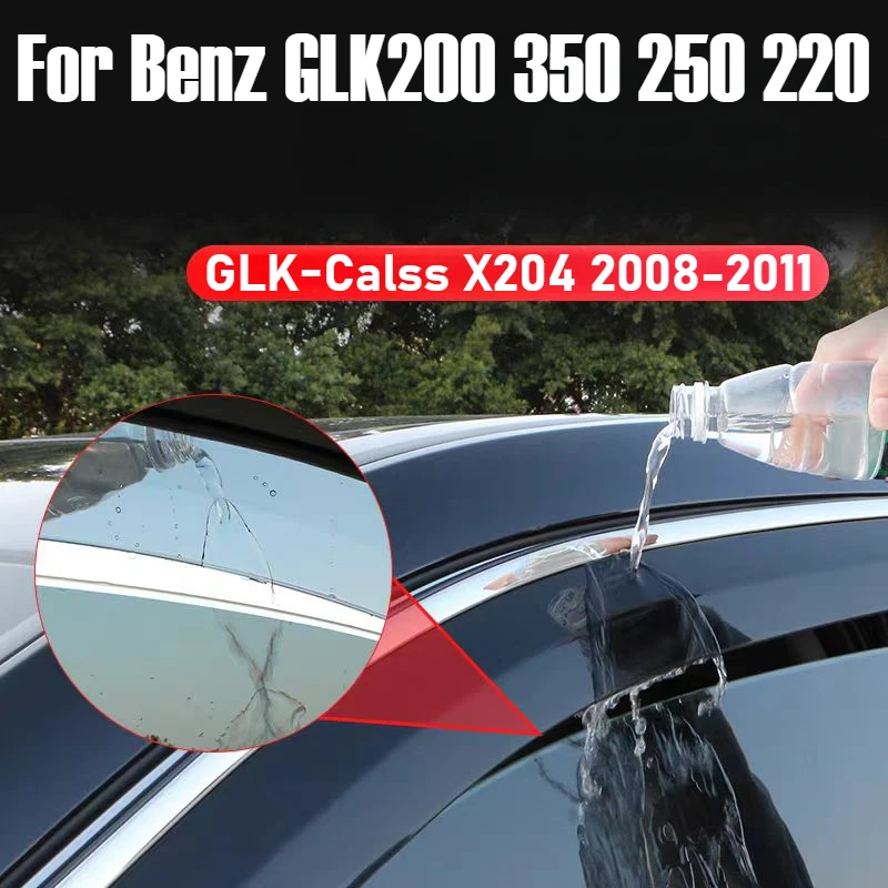 

For Benz GLK200 350 250 220 GLK-Calss X204 2008-2011 Car Side Windows Wind Deflectors Windshield Tinted Sun Visors Accessories