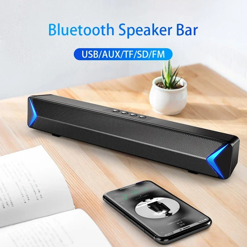 

New Computer Speaker Wired&Wireless Stereo Sound Subwoofer TV PC Speaker Surround Soundbar Bluetooth Music Player Loudspeaker