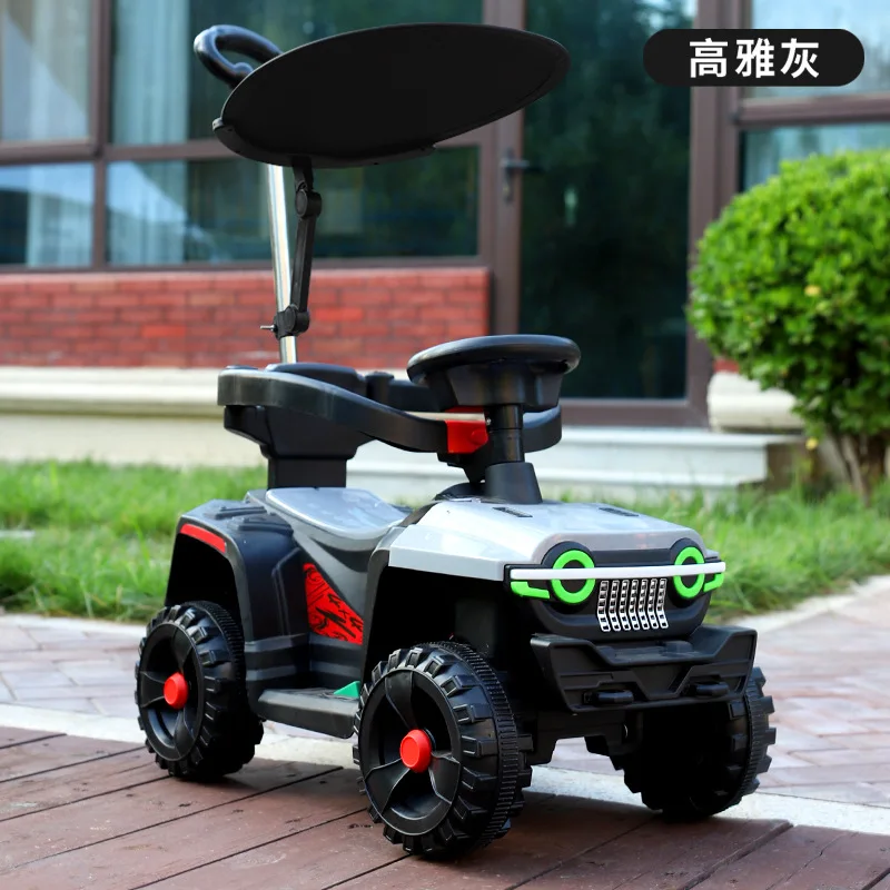 With Remote Control 1-6-Year-Old Children's Electric Four-Wheel Motorcycle Off-Road Vehicle Can Accommodate Passengers