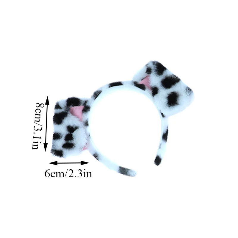 Soft Plush Dog Ears Headband Cute Cartoon Women Girls Kids Party Festival Fantastic Hair Accessories Furry Animal Ears Hairband