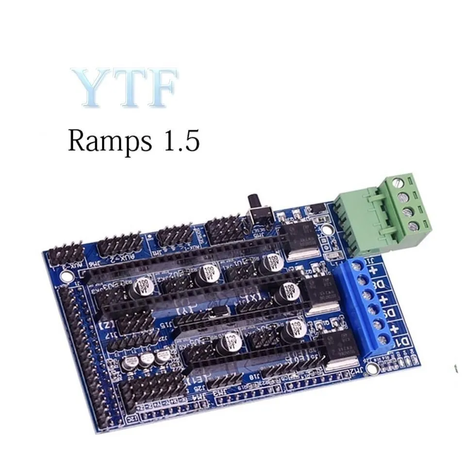 Ramps 1.4 1.5 1.6 パネル部品マザーボード 3D部品シールド赤黒コントロール